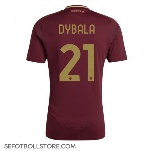 AS Roma Paulo Dybala #21 Replika Hemmatröja 2024-25 Kortärmad